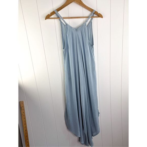 Advance Apparels Hawaiian Palm Tree V-Neck Tie Dye Umbrella Dress Beach Vacation - Picture 6 of 10